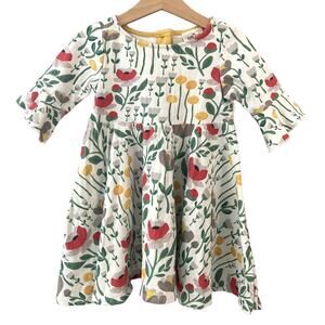 This Little Street Frill Sleeve Twirl Dress - Wonderland Floral - 5